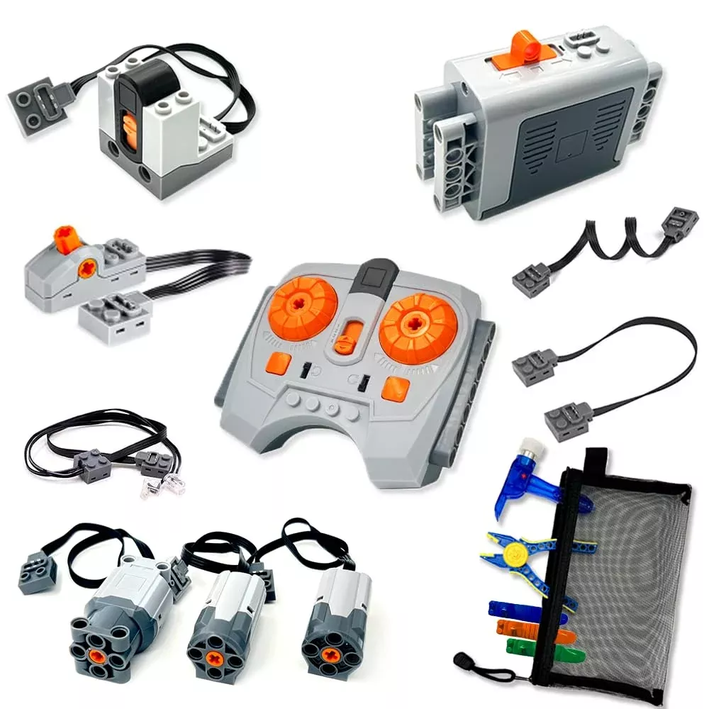 10-In-1 Motor Kit Compatible With Lego Technic, Motor Set With Powerfu