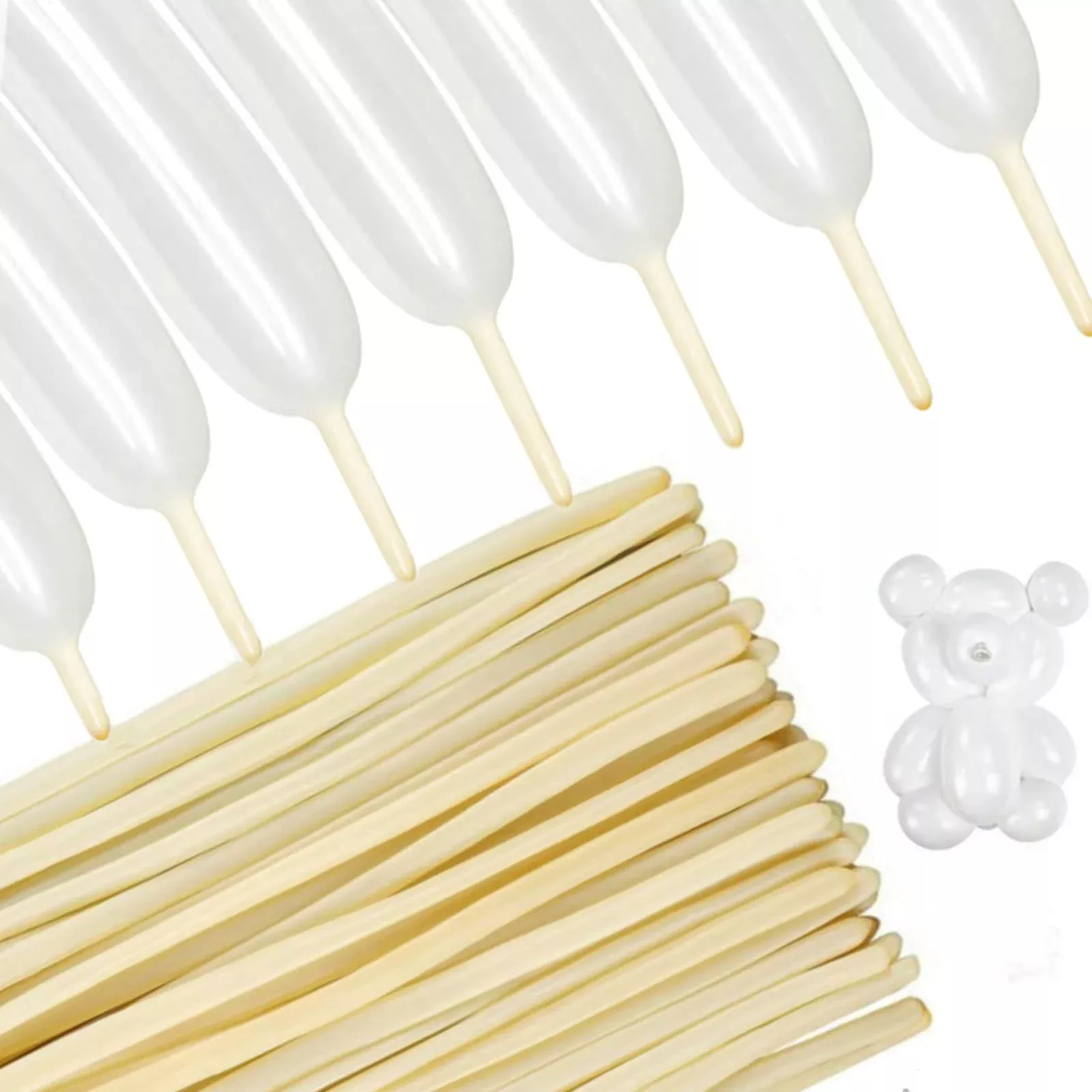 100Pcs 260 Balloons Clear Long Balloons For Balloon, Premium Quality L