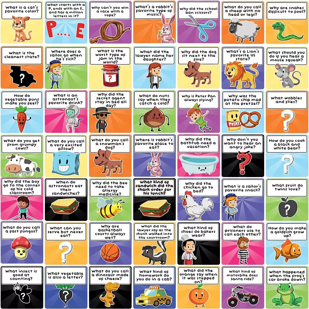 150 Joke Cards For Kids Vol.3 - Lunch Box Notes For Kids - Inspiration
