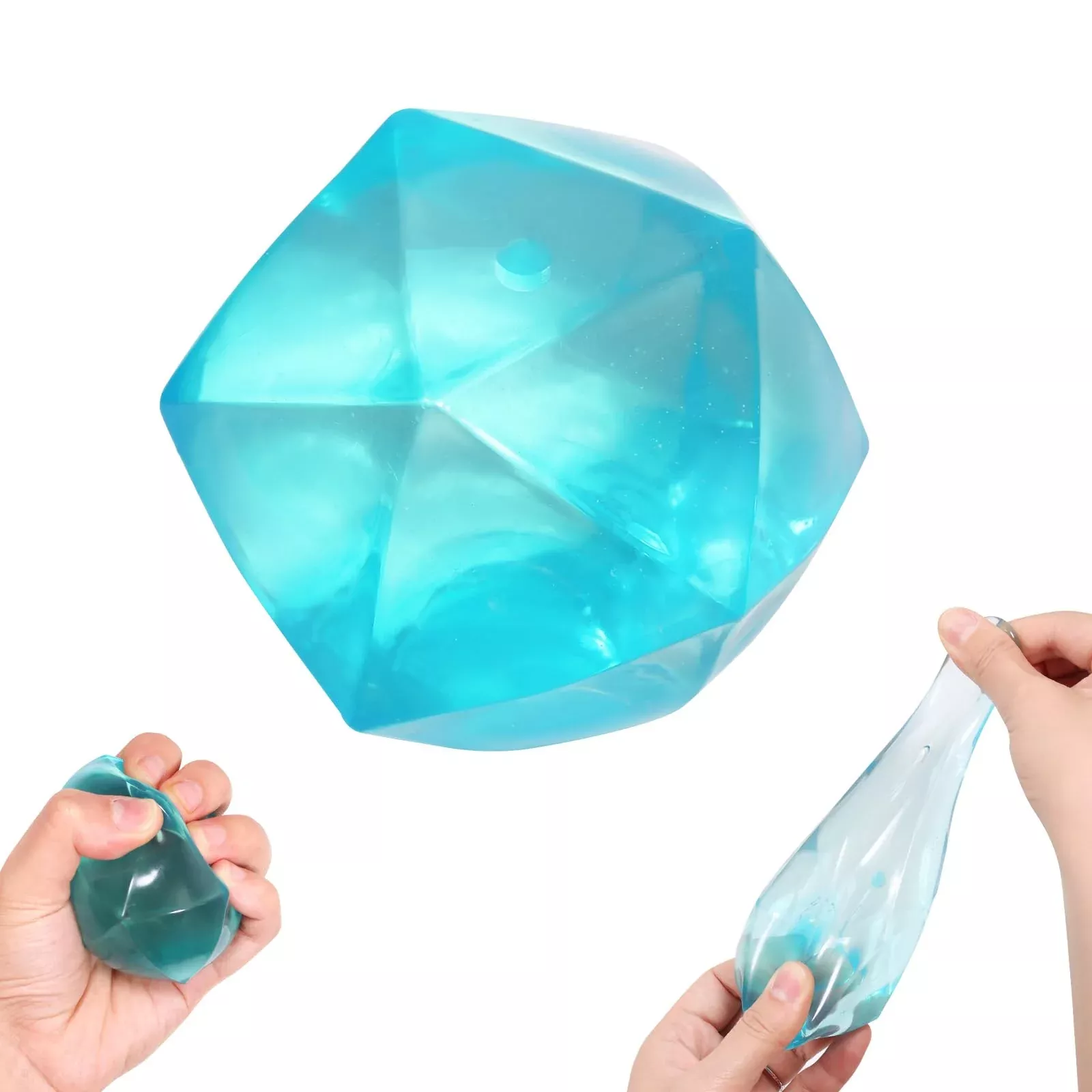 1Pcs Masonry Ice Squishy Stress Balls-Stress Cube -Diamond Sugar Balls