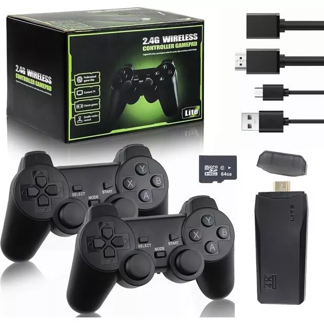 2024 New Wireless Retro Game Console,Retro Stick Game,Wireless Retro P