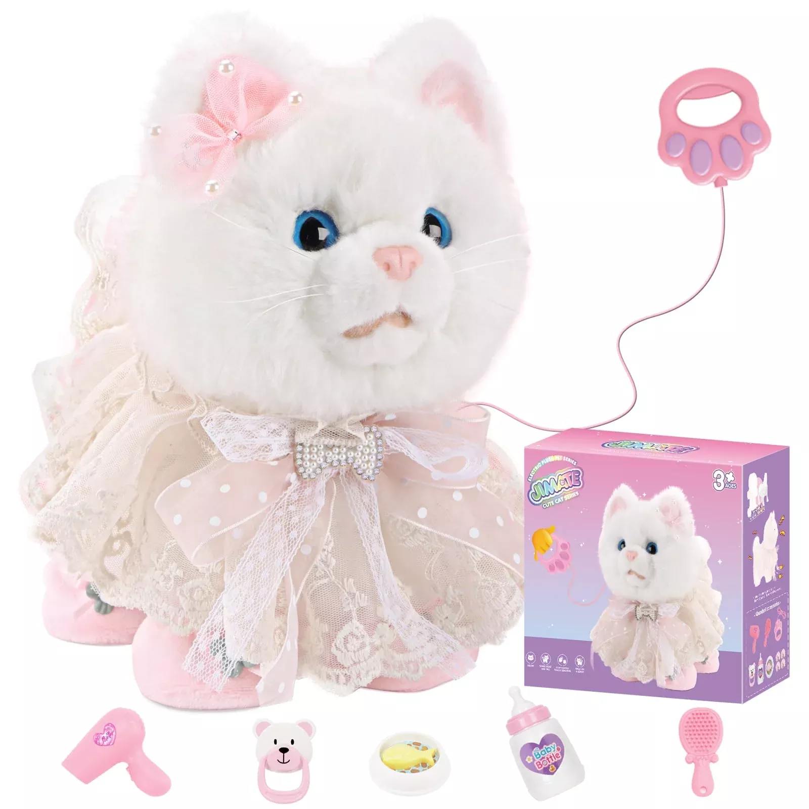 2025 Newly Toy Cat For Kids, Touch And Voice Controlled Remote Control