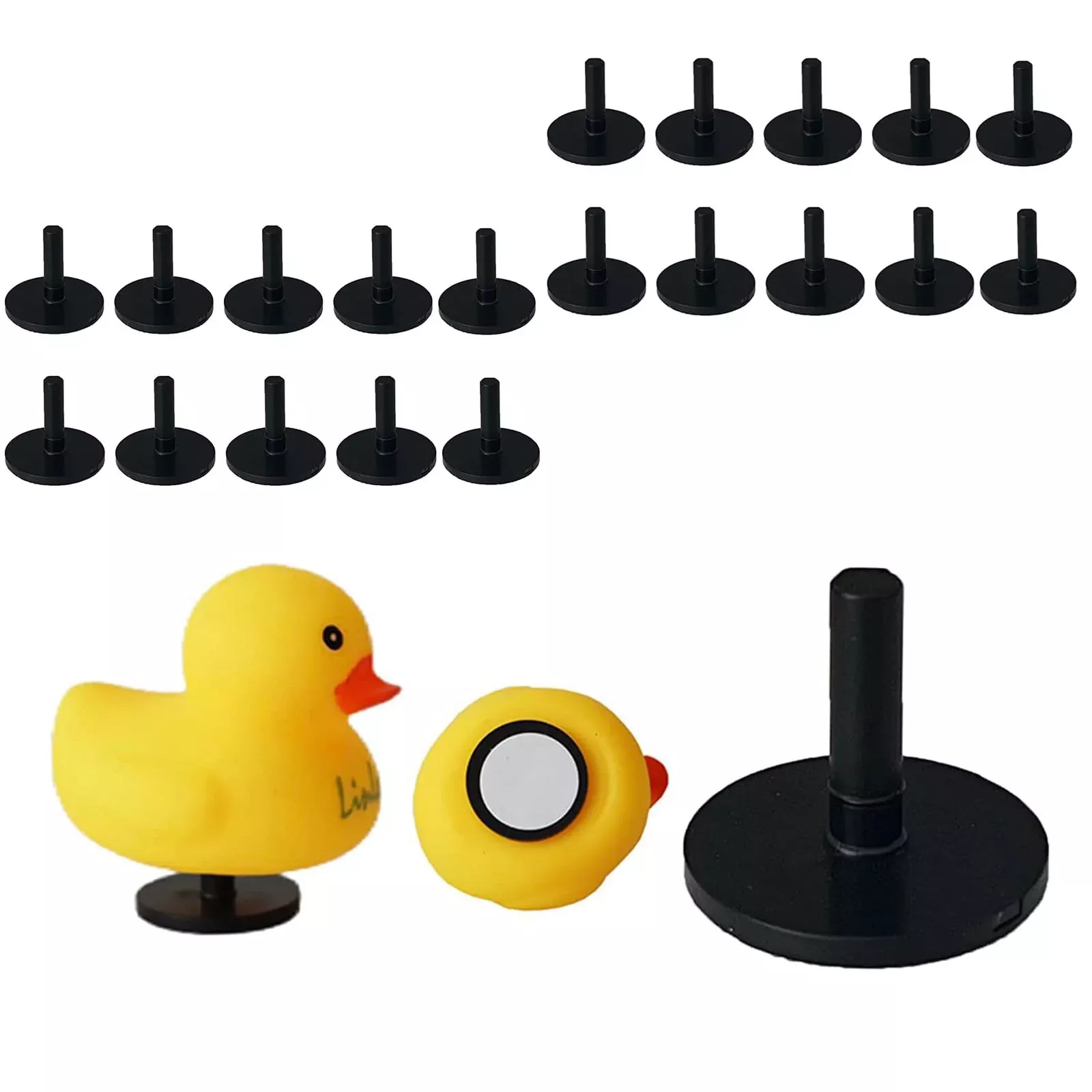 20Pcs Duck Plug - Rubber Duck Mount,Flock Locker Rubber Duck Holder Fo