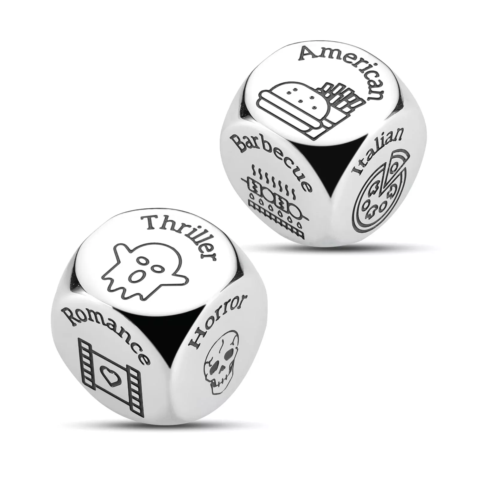 2Pcs Couple Games For Date Night 11Th Anniversary Steel Gifts For Him
