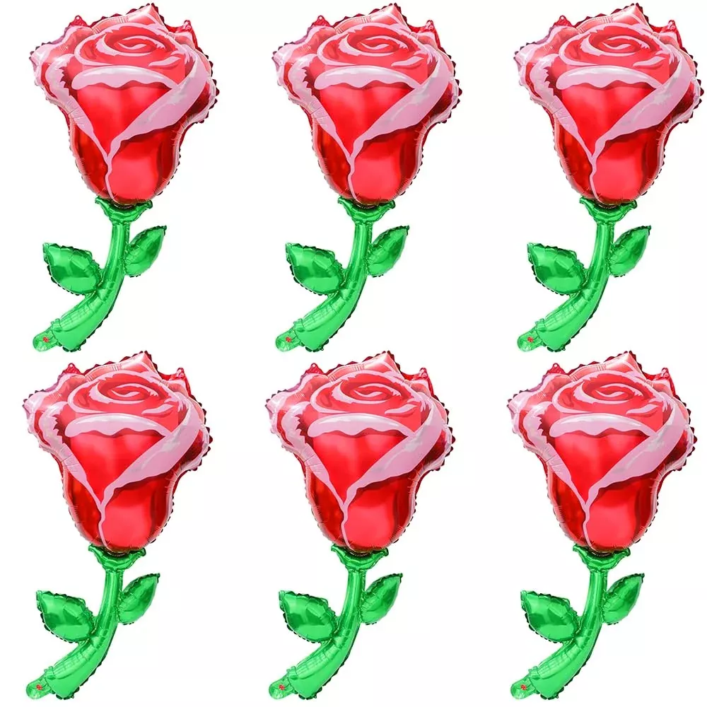 37'' Red Rose Balloons Romantic Decorations Special Night For Valentin