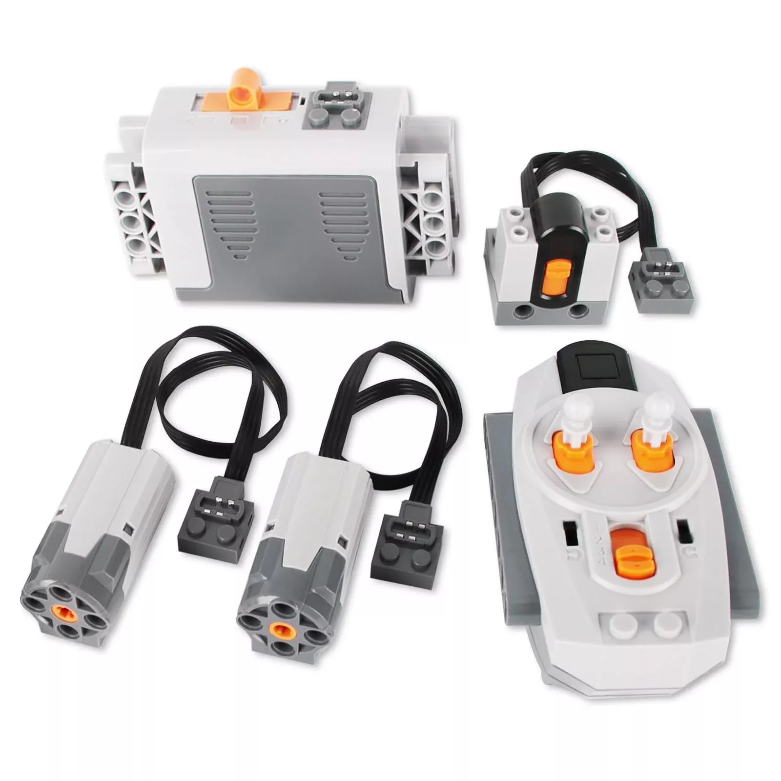 5-In-1 Motor Kit Compatible With Lego Technic, Motor Set With Powerful