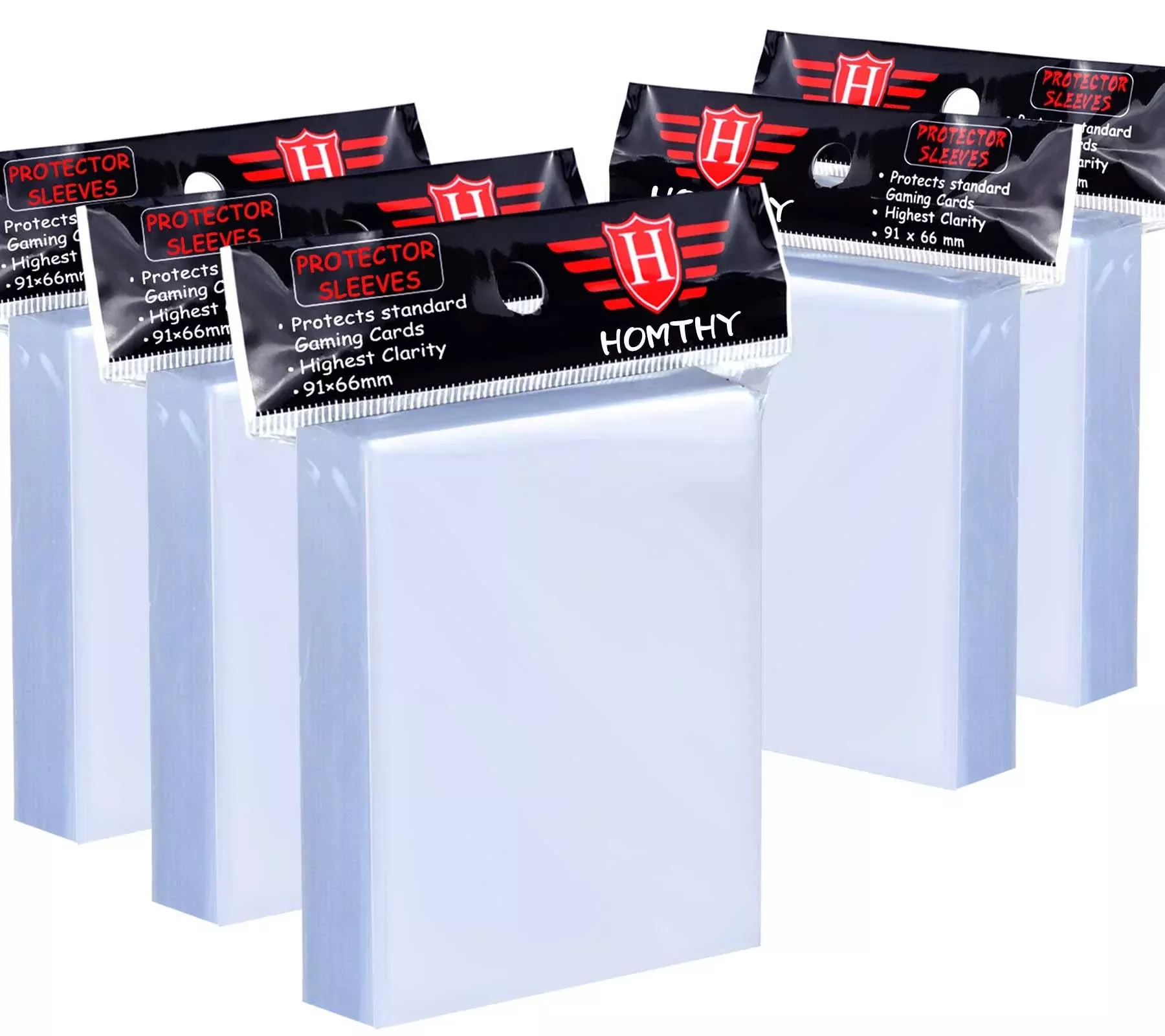 500 Counts Card Sleeves Toploaders For Trading Card, Soft Baseball Car