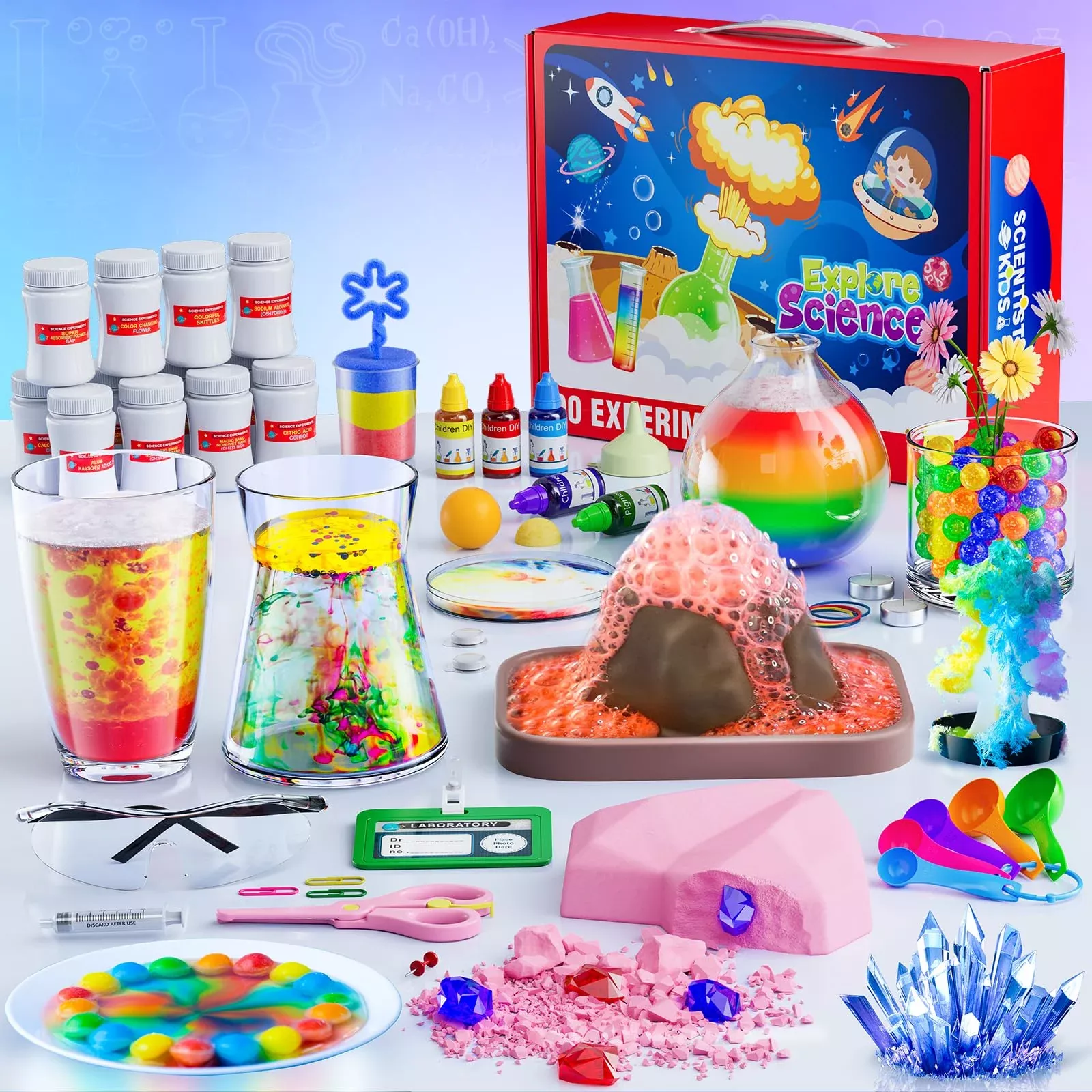 90 Lab Experiments Science Kit For Kids, Stem Activities Educational S