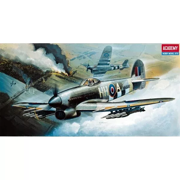 ACADEMY 12462 1/72 Hawker Typhoon 1B Model Aircraft Kit