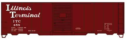 Accurail 3565 HO Scale AAR 40' Boxcar Kit Illinois Terminal ITC 458