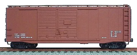 Accurail 3698 HO Scale AAR 40' Double Door Boxcar Kit Mineral Red Data Only