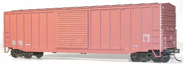 Accurail 5699 HO Scale 50' AAR Exterior Post Boxcar Kit Data Only - Oxide