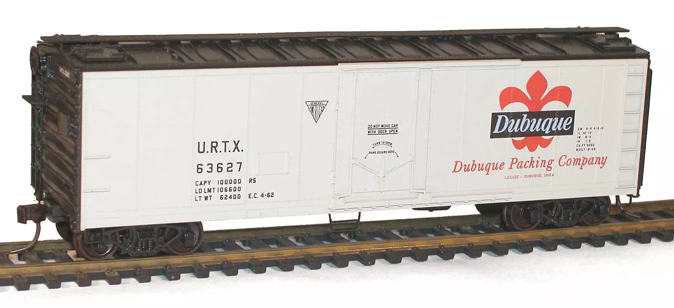 Accurail 8523 HO Scale 40' Steel Reefer Kit Dubeque URTX