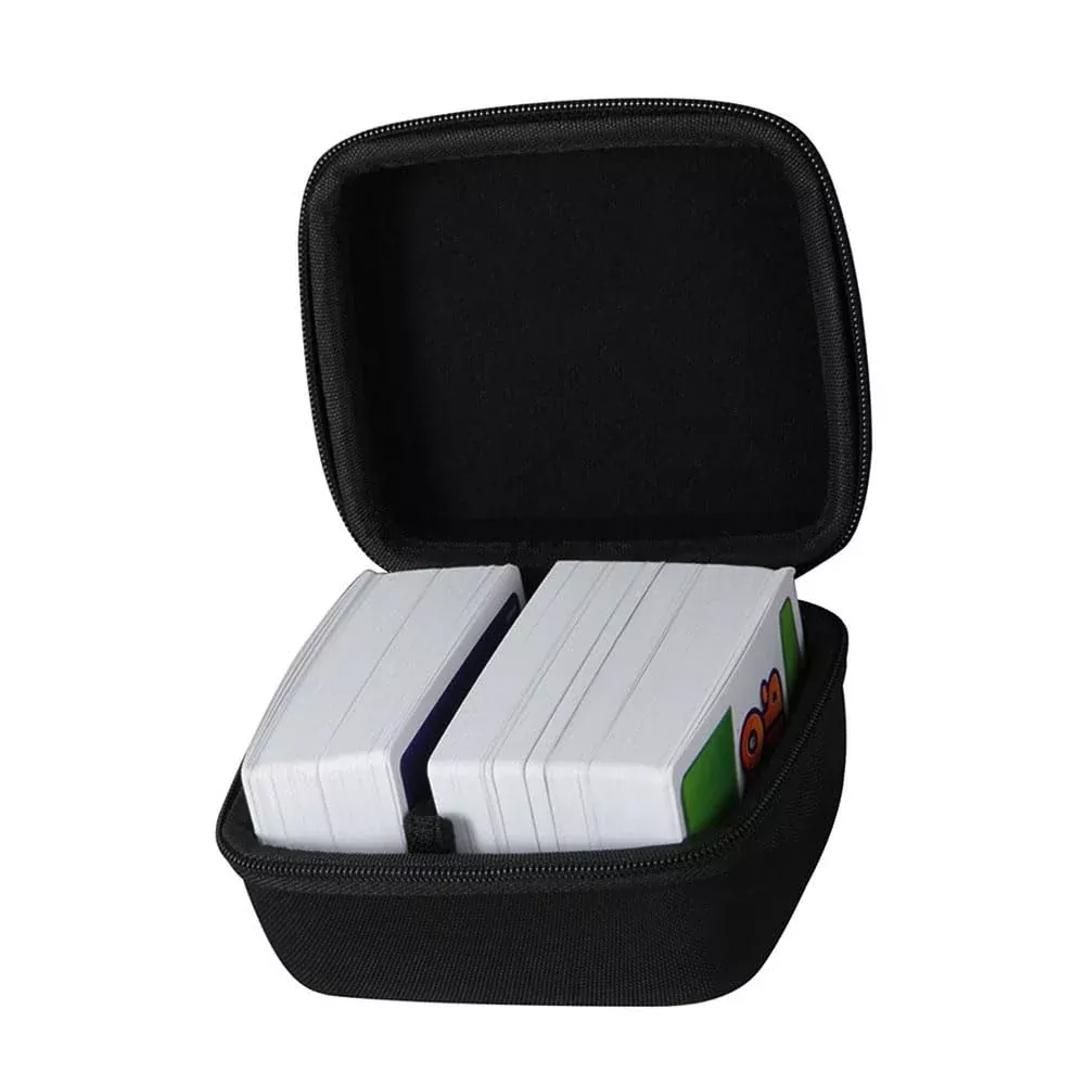 adada Hard Travel Case for Skip BO & UNO Card Game, Black, Standard Size