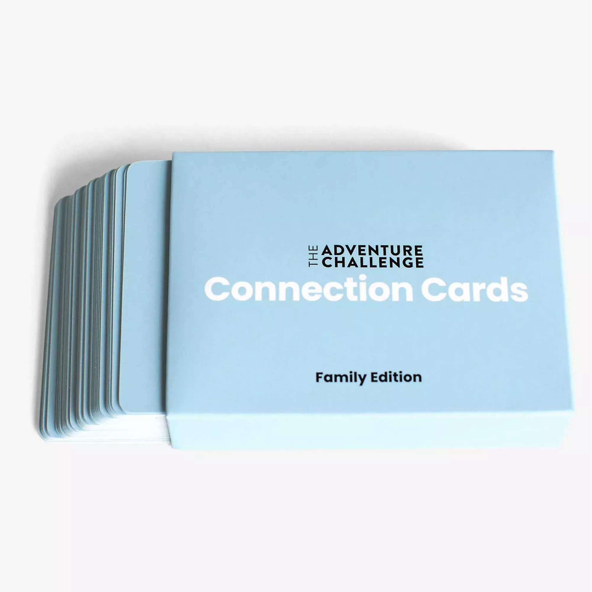 The Adventure Challenge Family Connection Cards - Blue - 50 Prompts