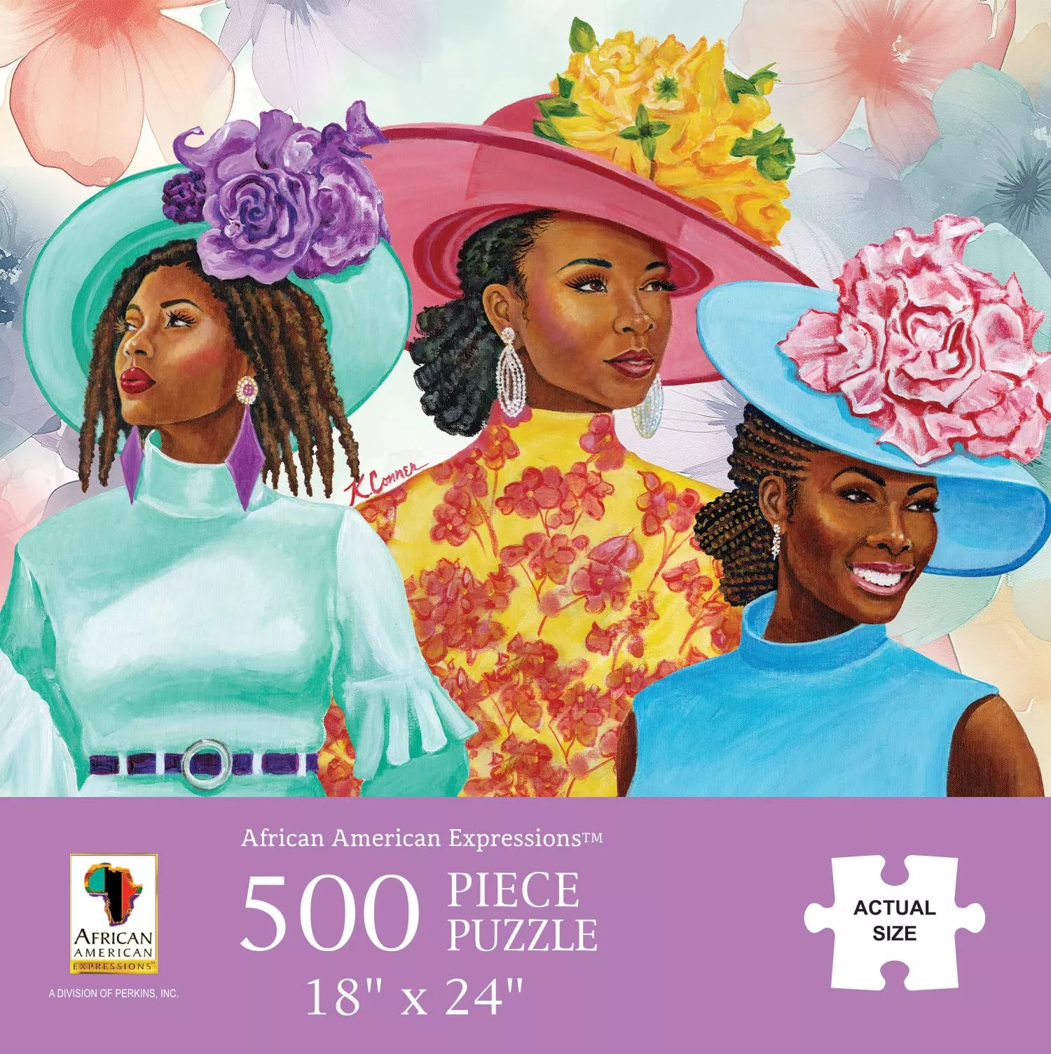 African American Expressions 500-Piece Jigsaw Puzzle 18x24in