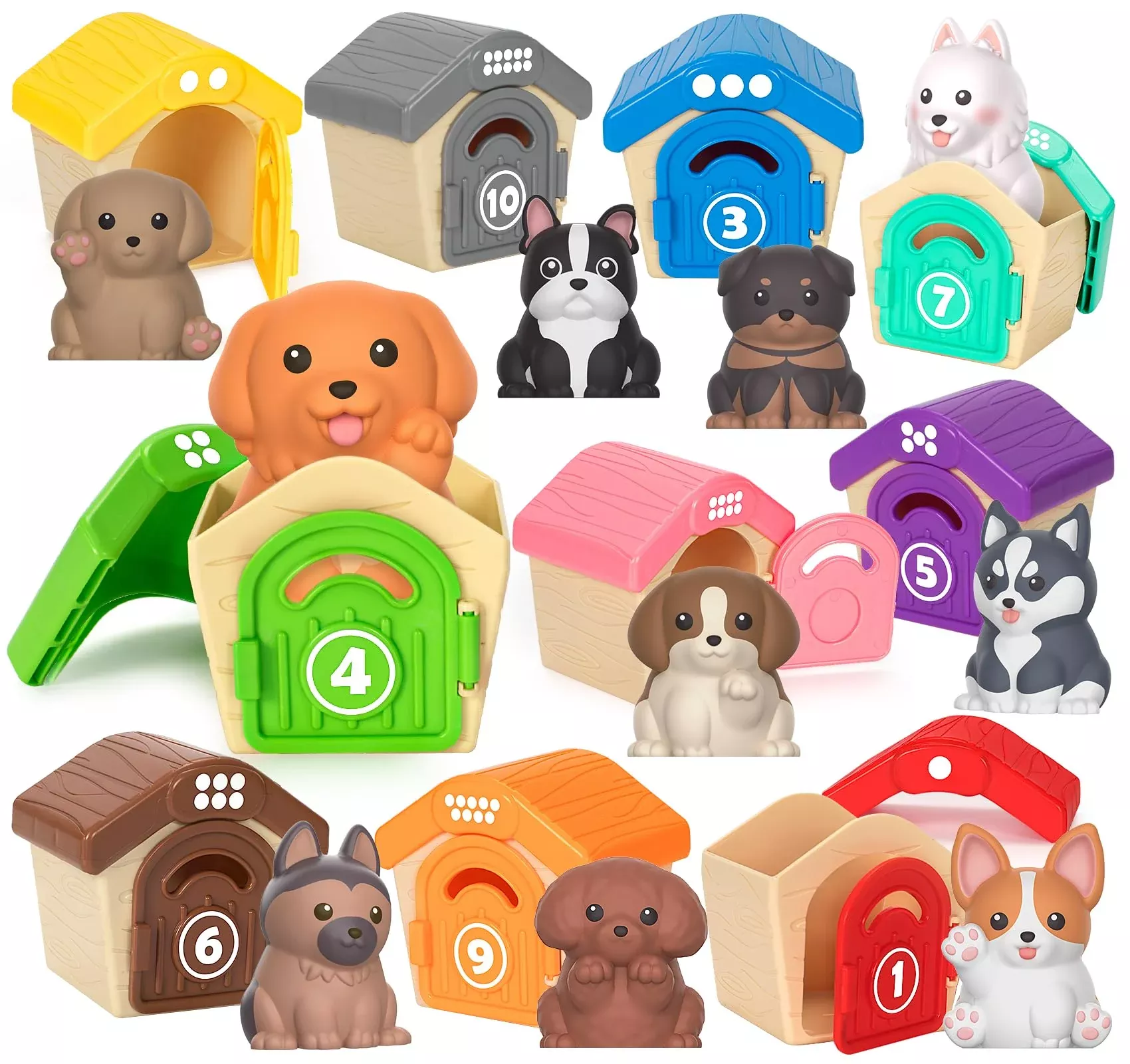 Aigybobo Learning Toys for Toddlers 1-3 Years, 20 Pieces