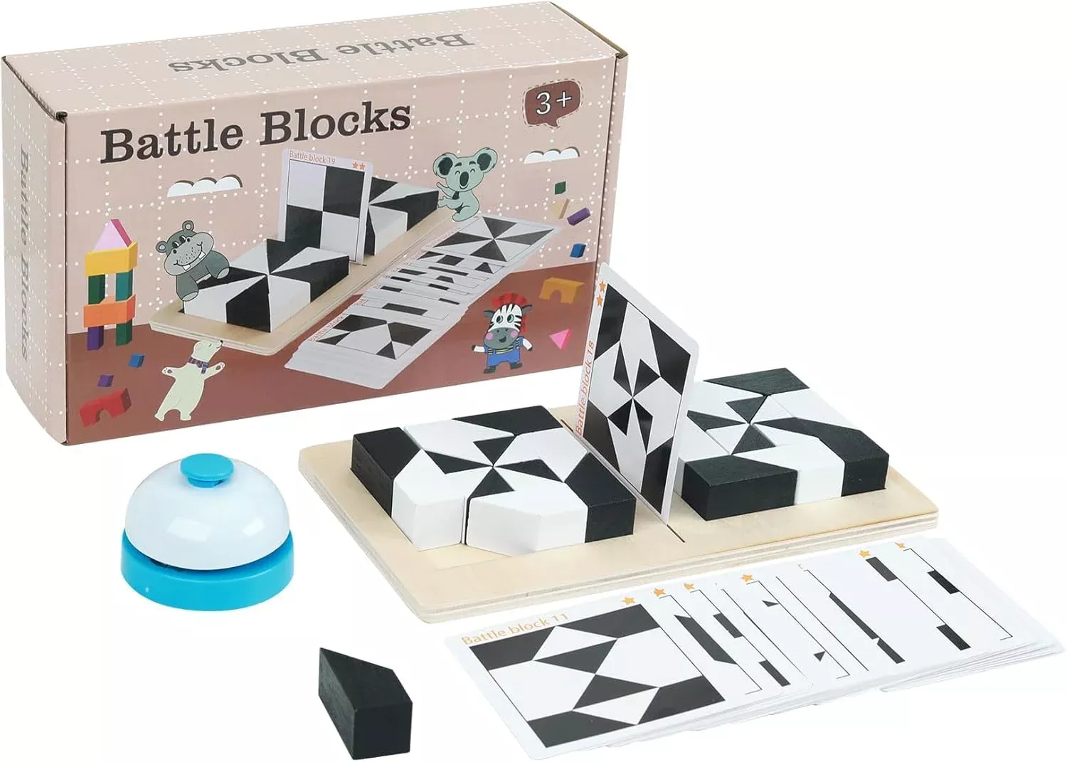 AISHUN Brain Teaser Puzzle for Kids - Logic Toy, Brown, 80 Challenges