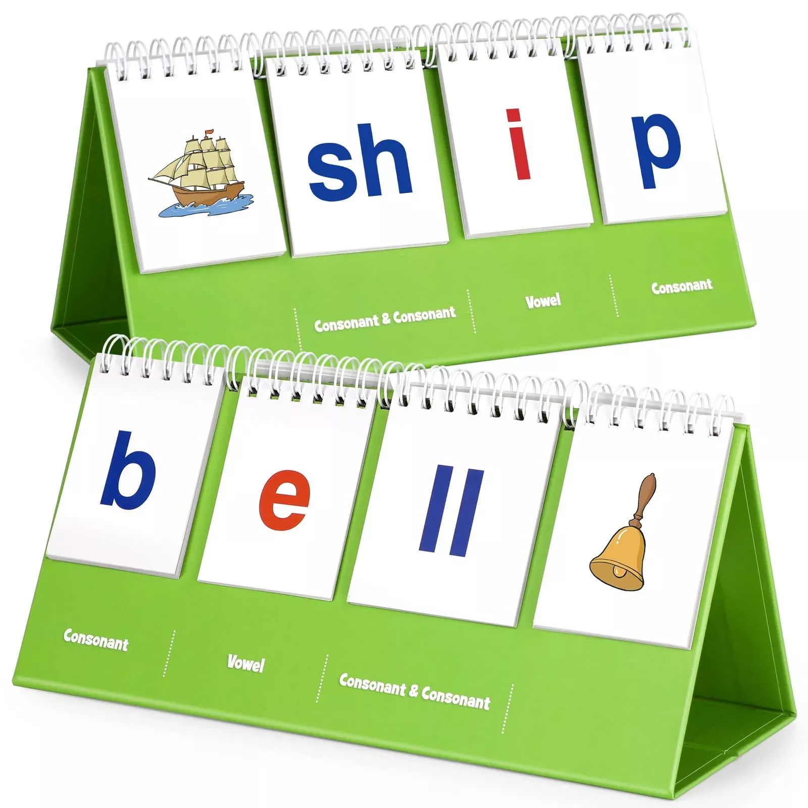 Aizweb Cvcc & Ccvc Word Builder,Phonics Games Flash Card For Preschool