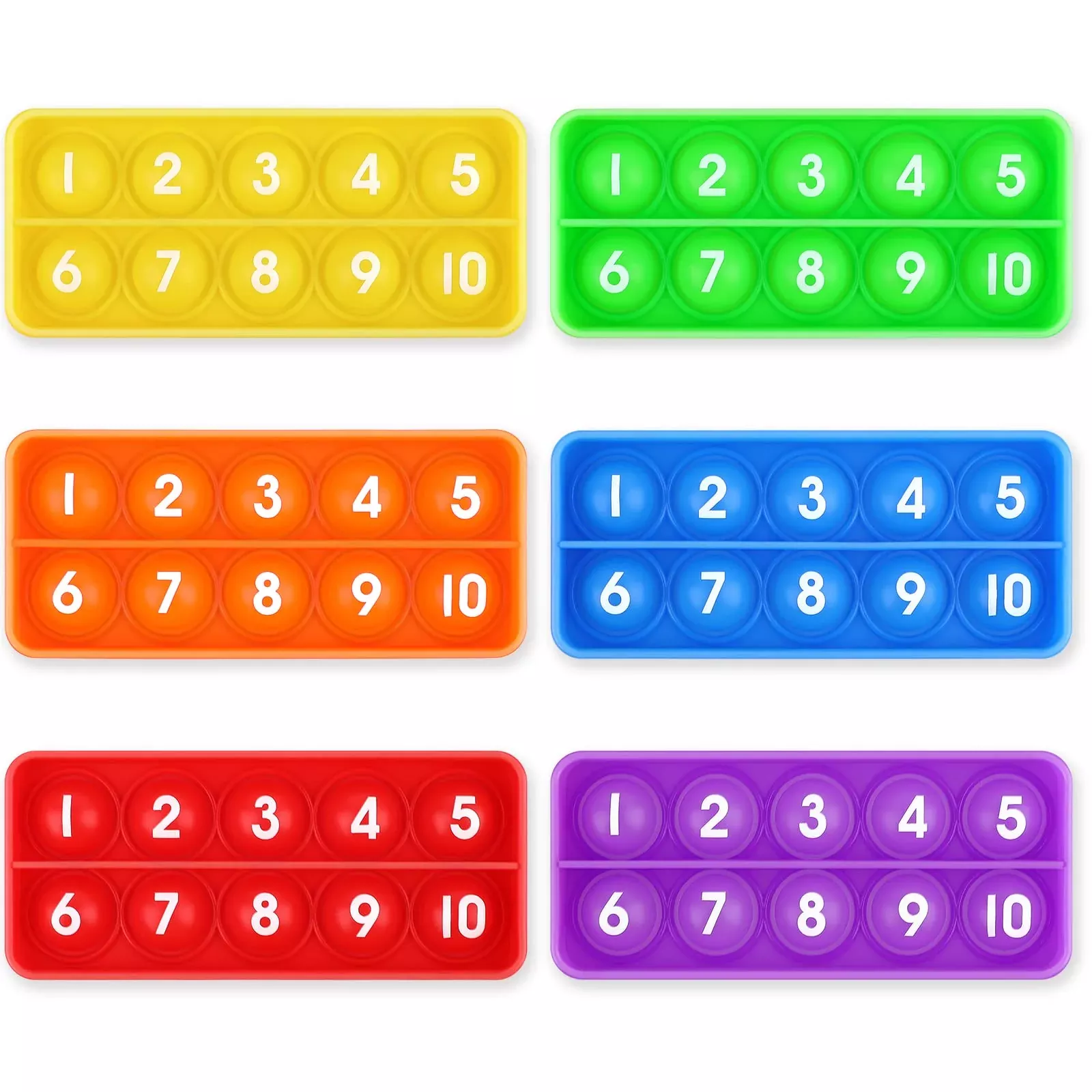 Aizweb Ten-Frame Counting Toys,Math Manipulative For Elementary,Number