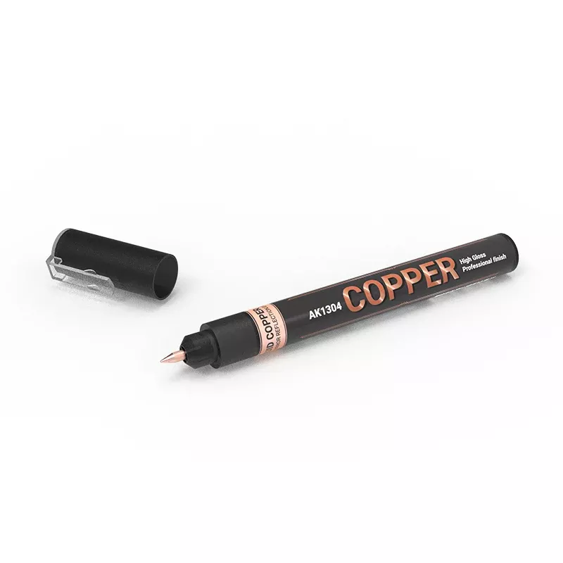 AK Interactive 1304 Metallic Liquid Marker Copper 1mm