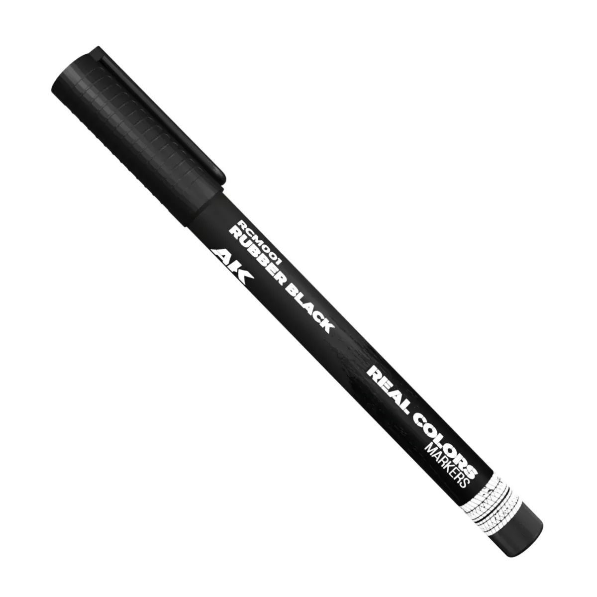 AK Interactive RCM001 Real Color Paint Marker - Rubber Black