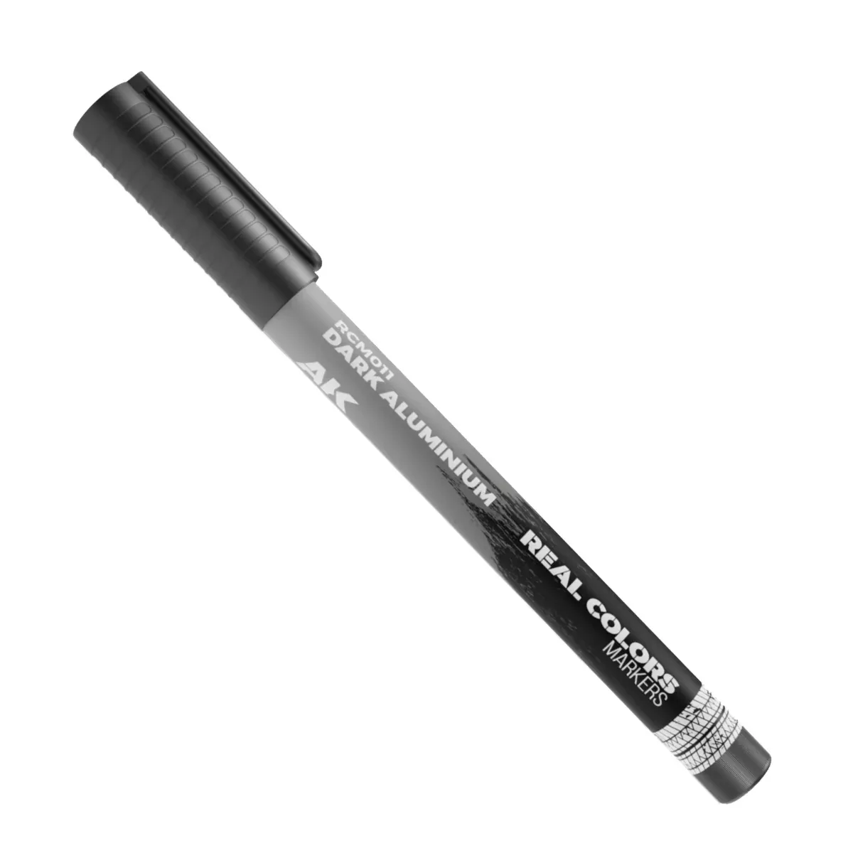 AK Interactive RCM011 Real Color Paint Marker - Dark Aluminum