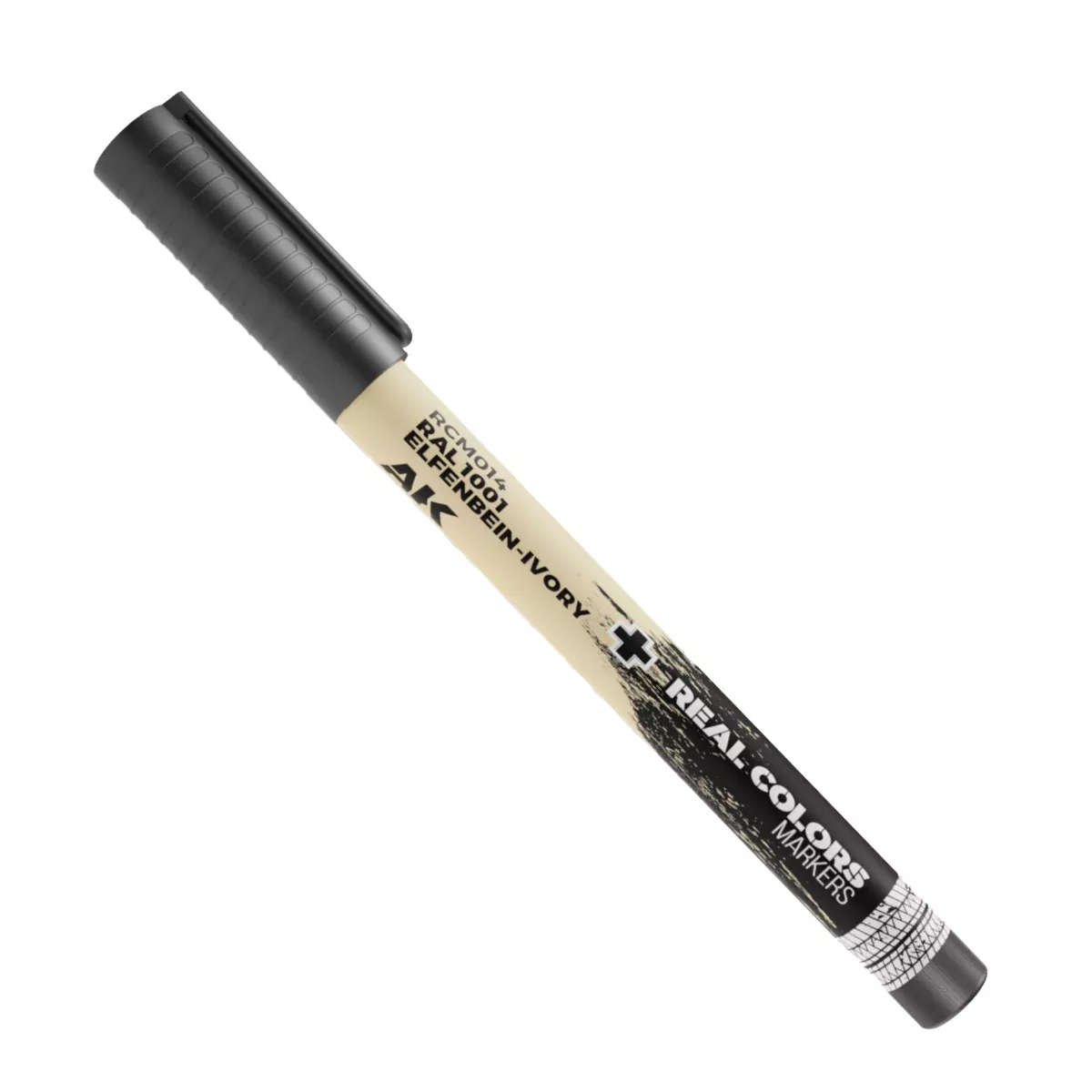 AK Interactive RCM014 Real Color Paint Marker - Ivory RAL1001
