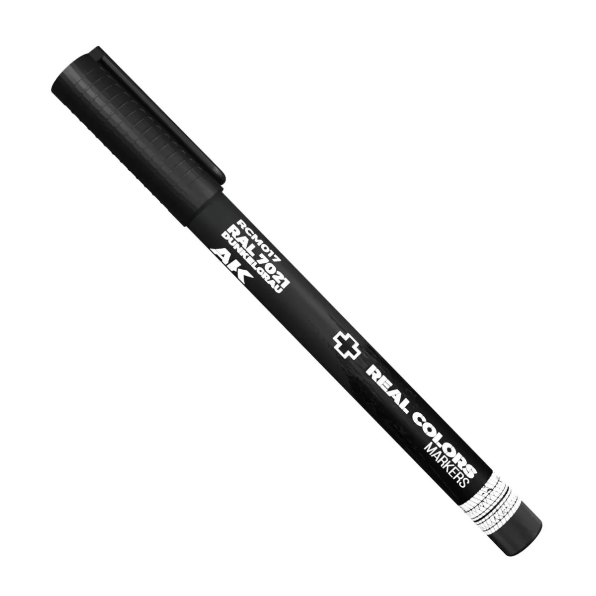 AK Interactive RCM017 Real Color Paint Marker - Dark Gray RAL7021