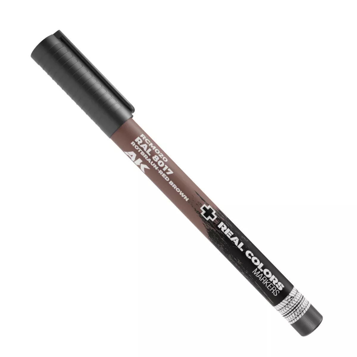 AK Interactive RCM020 Real Color Paint Marker - Red Brown RAL8017