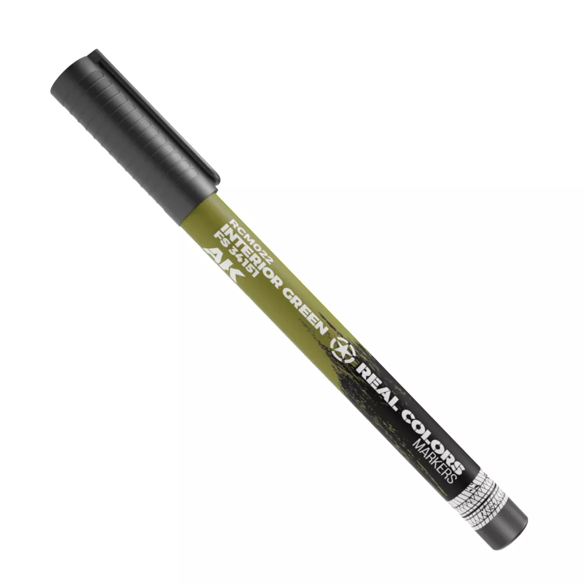 AK Interactive RCM022 Real Color Paint Marker - Interior Green FS34151