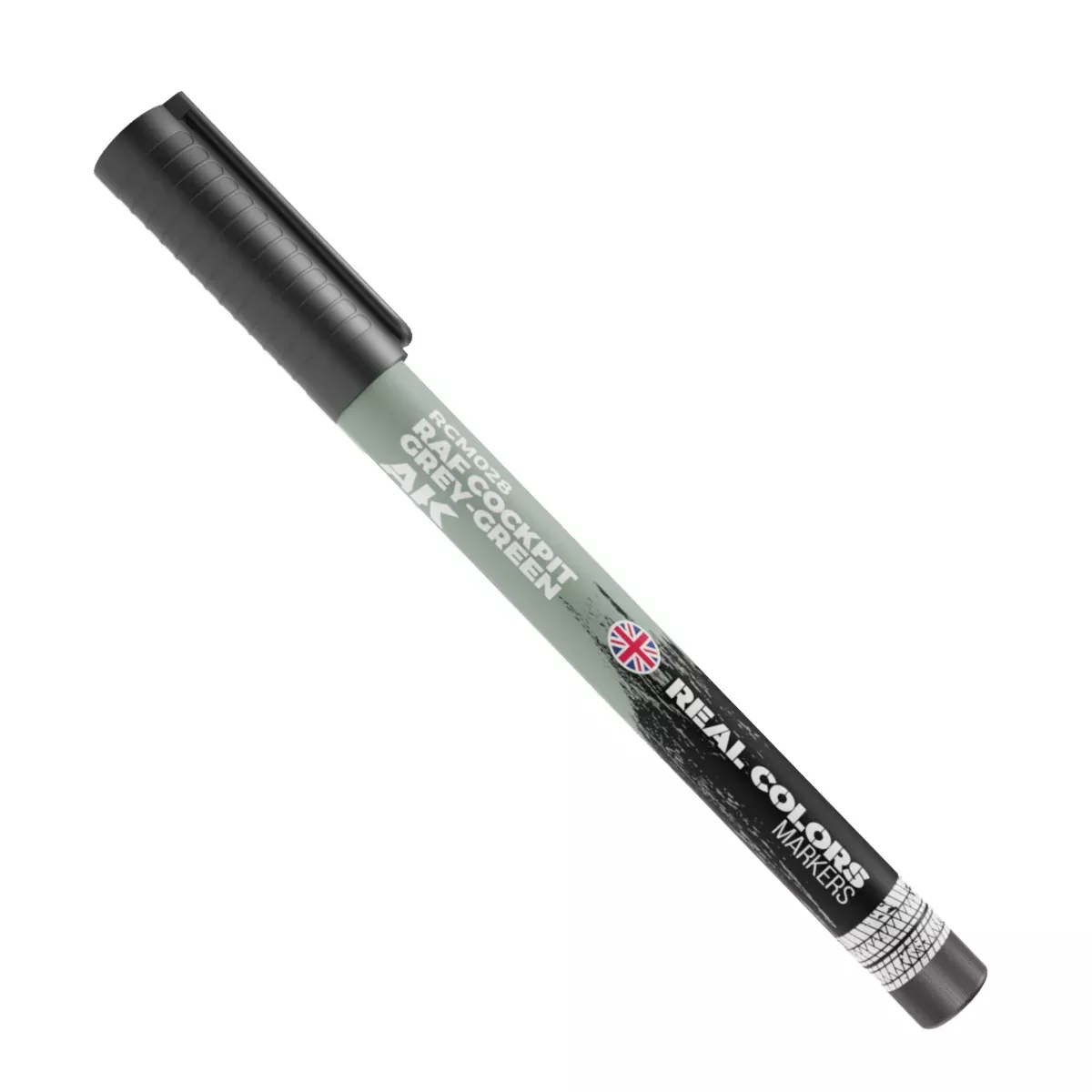 AK Interactive RCM028 Real Color Paint Marker - RAF Cockpit Grey-Green