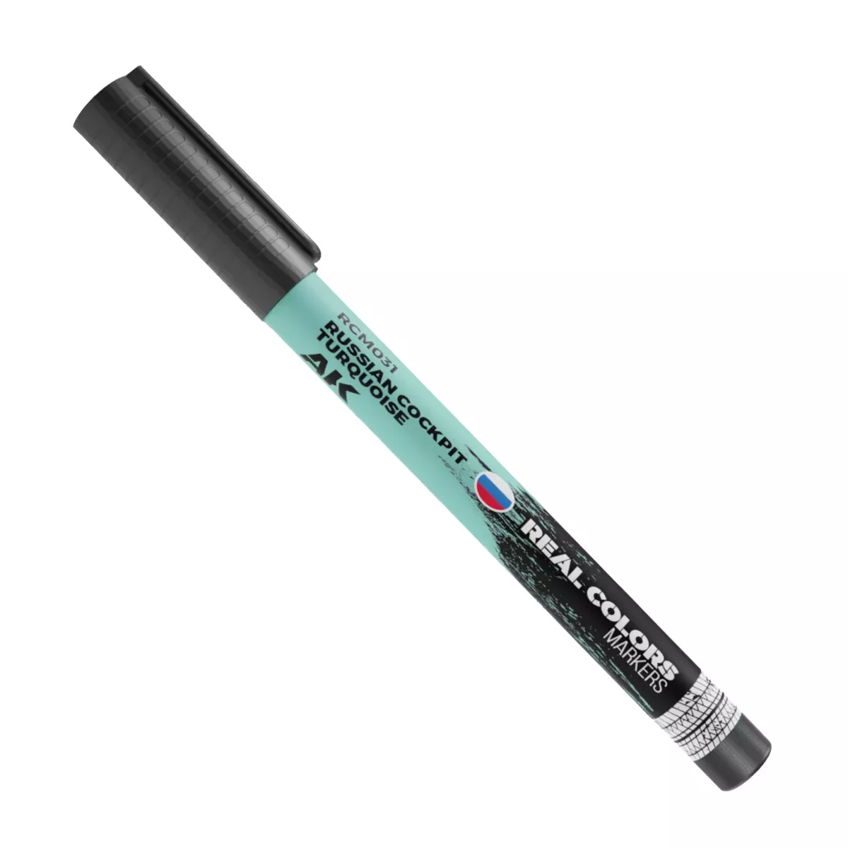 AK Interactive RCM031 Real Color Paint Marker - Russian Cockpit Turquoise