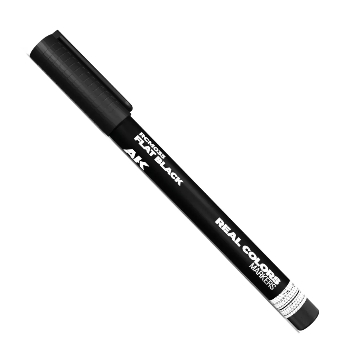 AK Interactive RCM033 Real Color Paint Marker - Flat Black