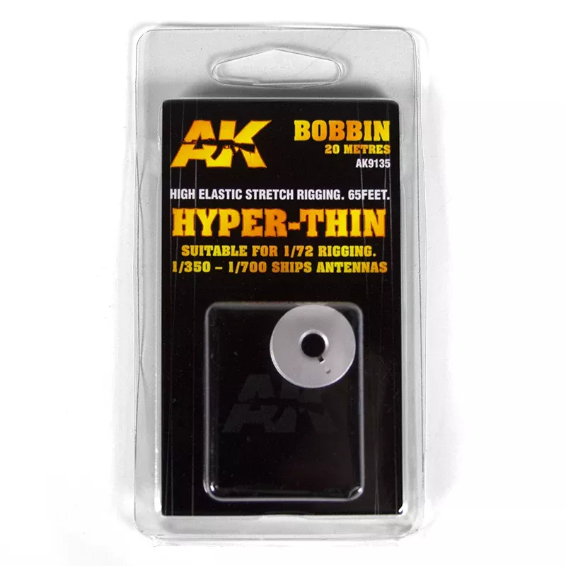 AKI 9135 Hyper-Thin Elastic Rigging Thread (20m Long )