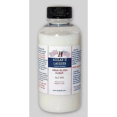 Alclad II 600 Aqua Acrylic Gloss Varnish 4oz. Bottle