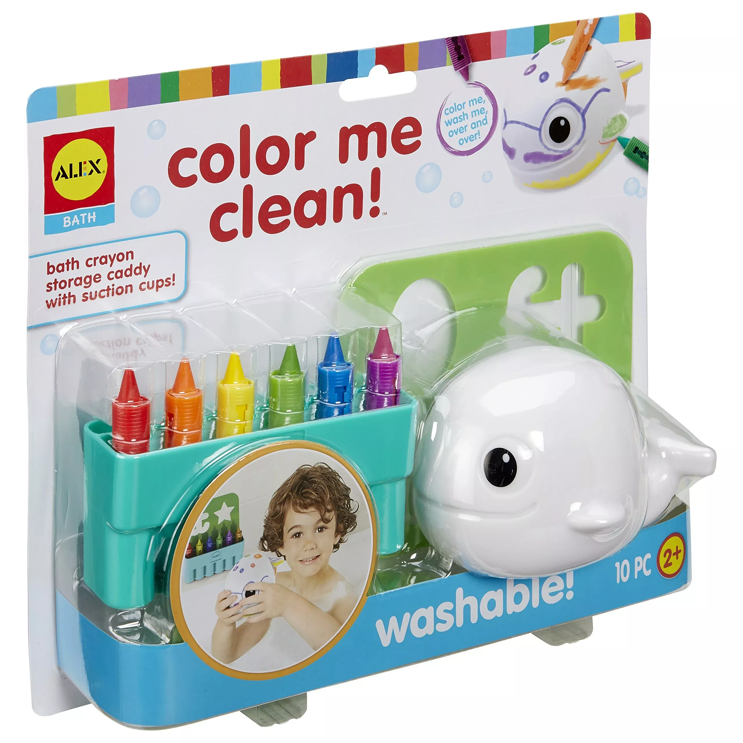 Alex Bath Color Me Clean, Multicolor Kids Bath Crayons