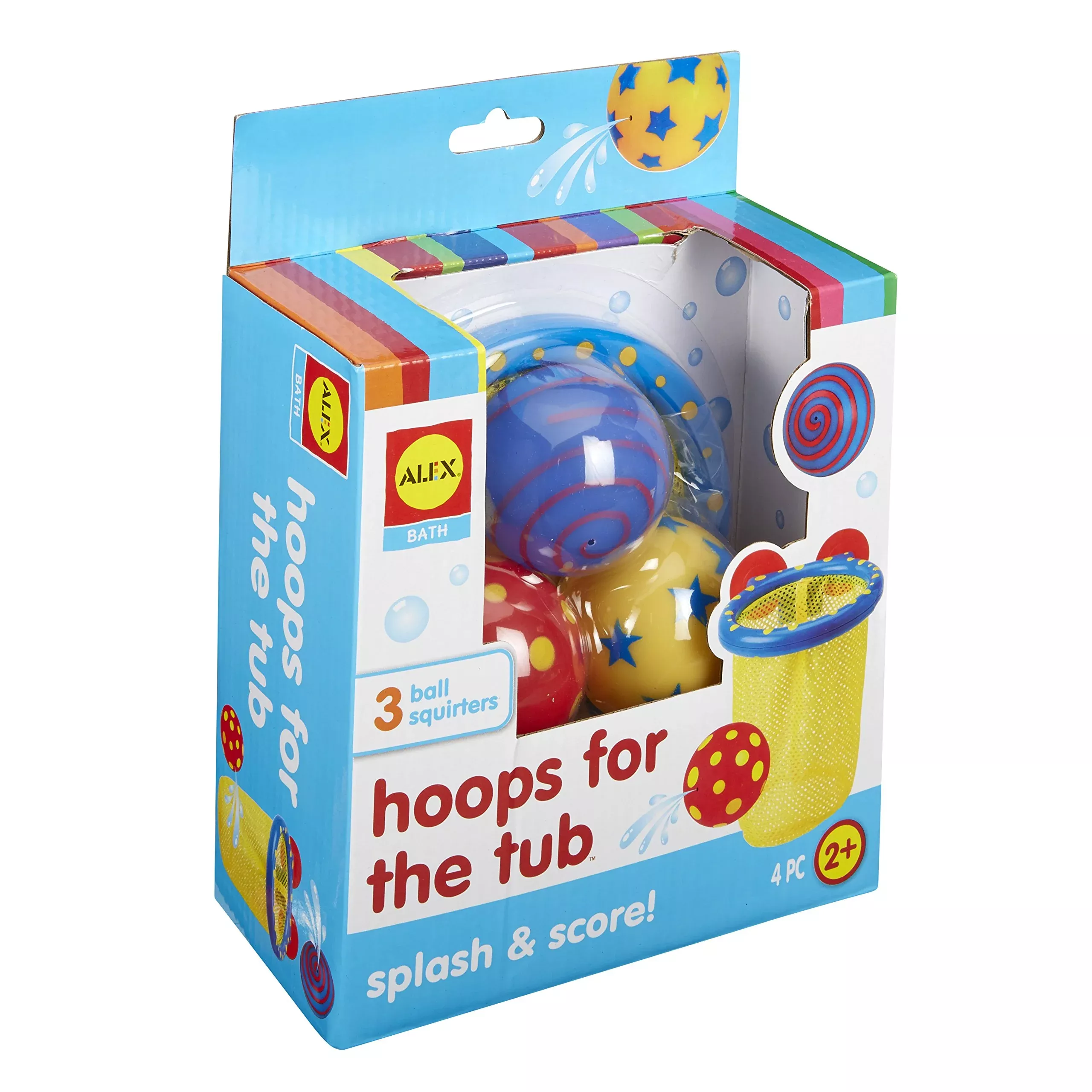 ALEX Toys Rub a Dub Hoops in the Tub Basketball for Ages 2-5,