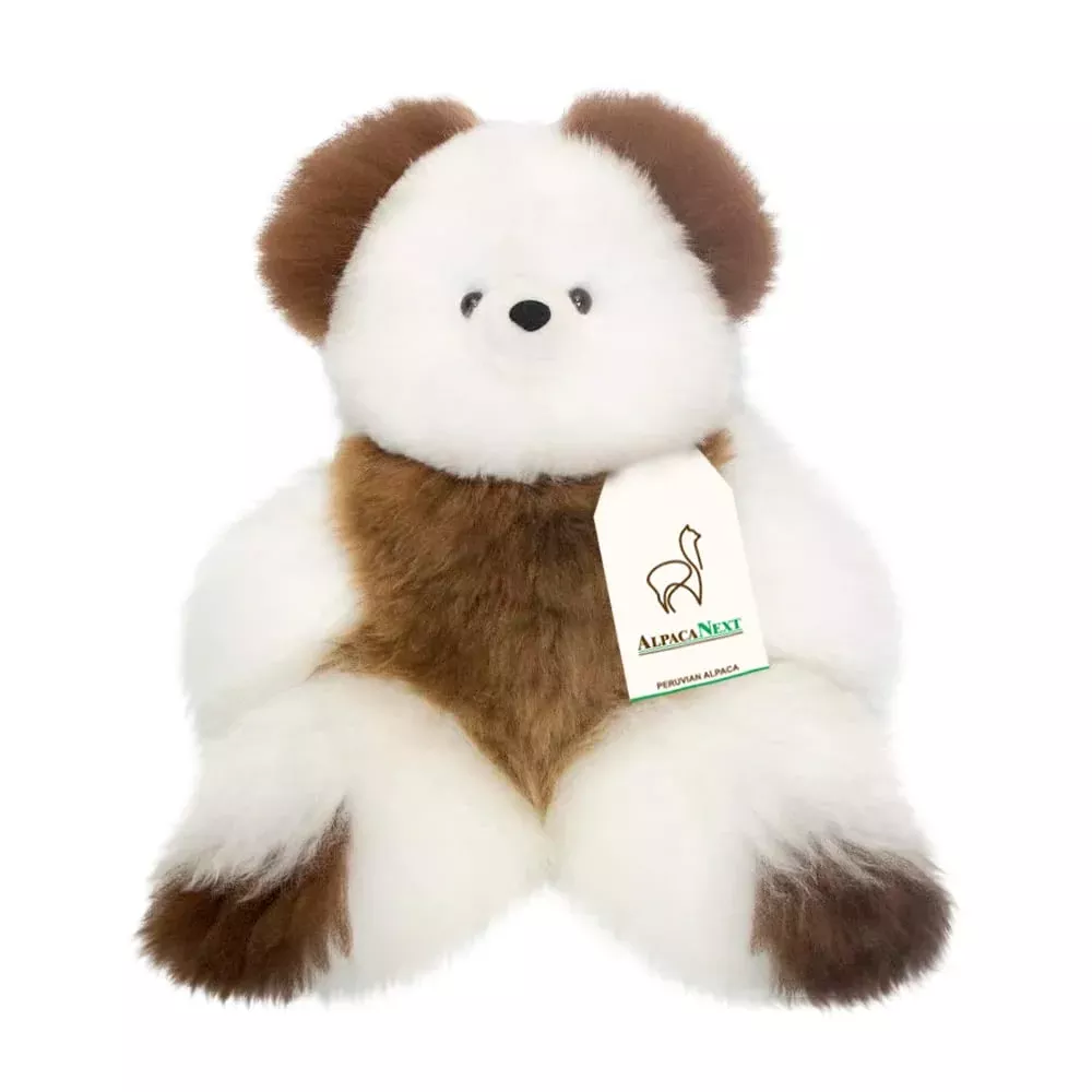 Alpacanext Soft And Cuddly Baby Alpaca Teddy Bear - 12 Inch. Premium A