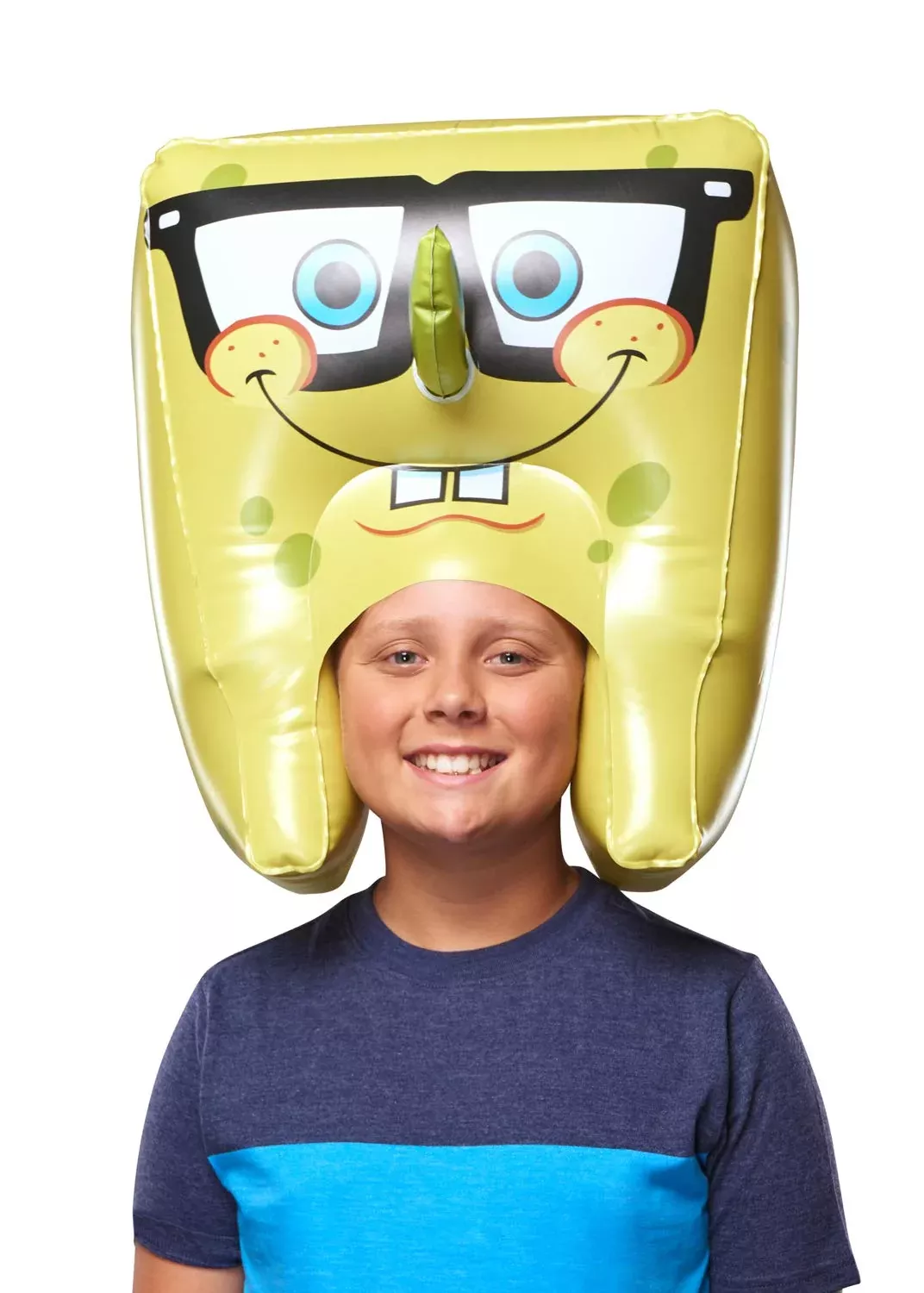 Alpha Group SpongeBob SquarePants Spongehead Costume, Yellow, One Size