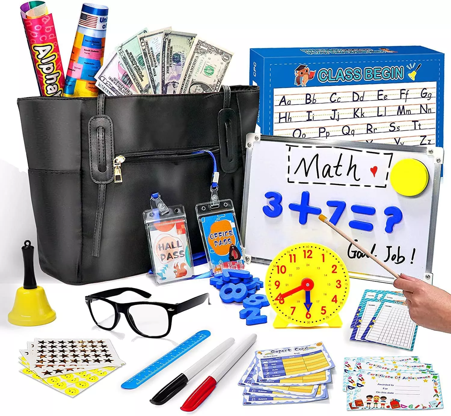 Alritz Realistic Classroom Role-Playing Kit, Medium, Multicolor