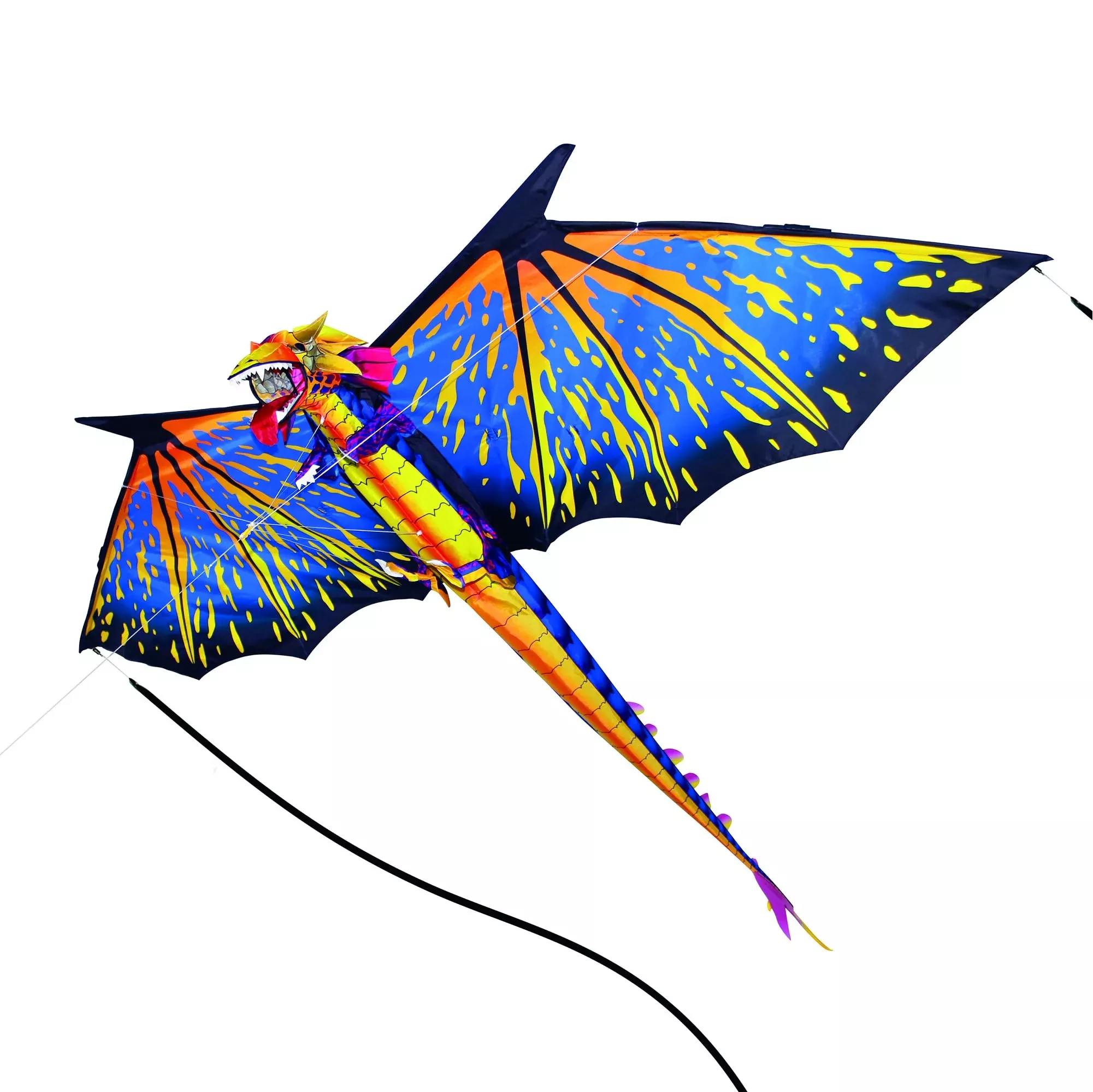 AmaZing Kites 3D Nylon Dragon Kite 80" Wind Range 7-