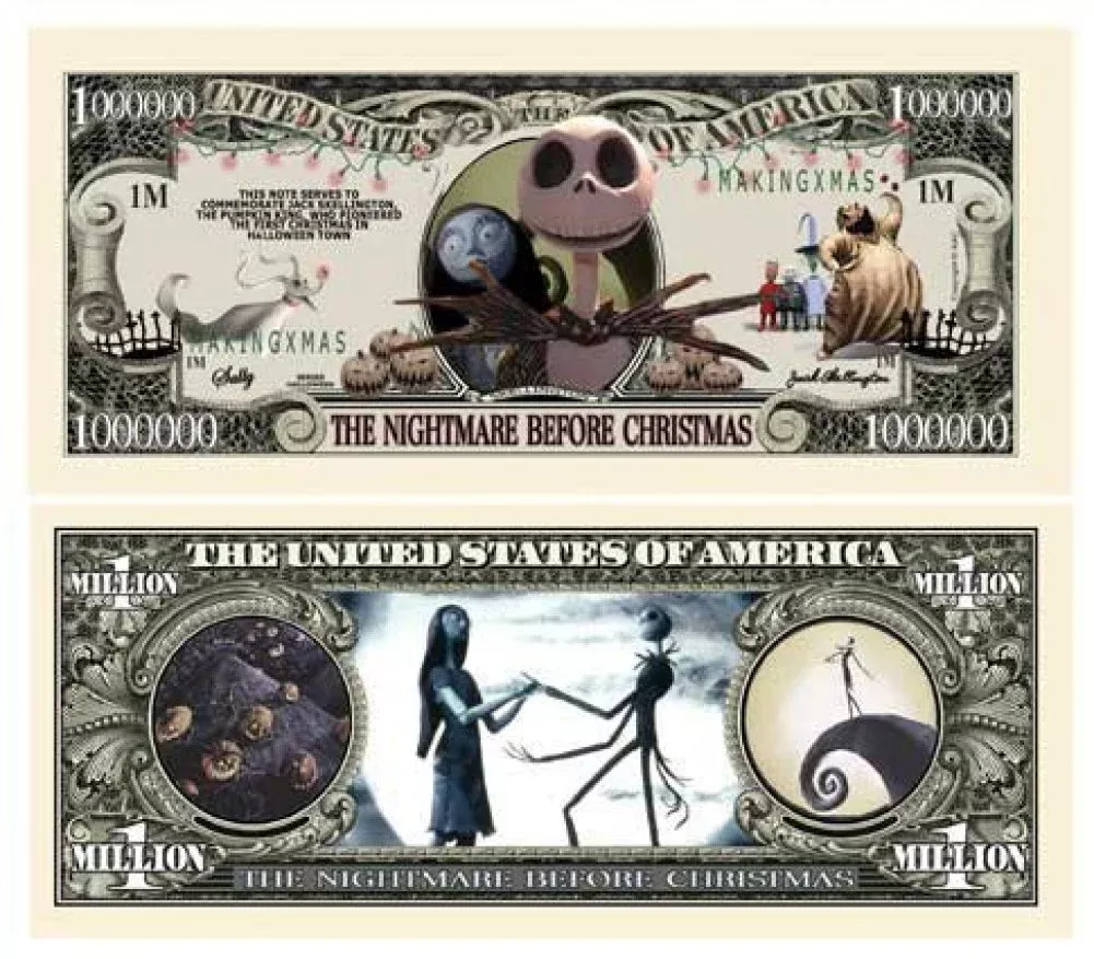 American Art Classics Collectible Bill - Jack Skellington - Green