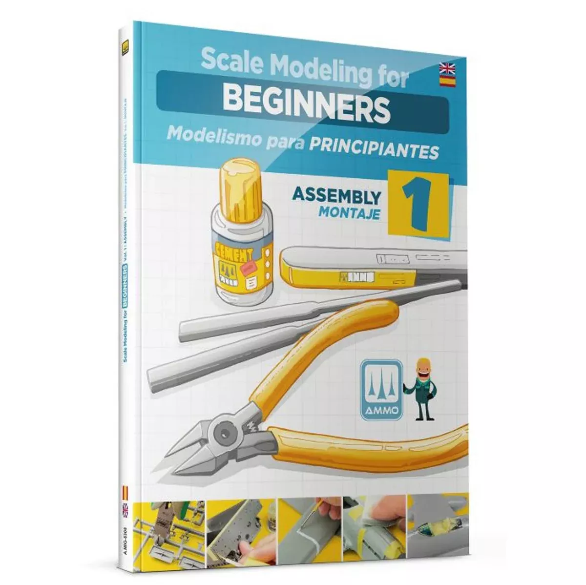 AMMO by Mig 6300 Scale Modeling for Beginners Vol 1: Assembly (Limited Edition) Book