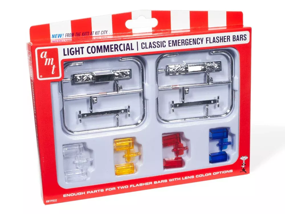 amt 032 1/25 Light Commercial Classic Emergency Flasher Bars Parts Pack