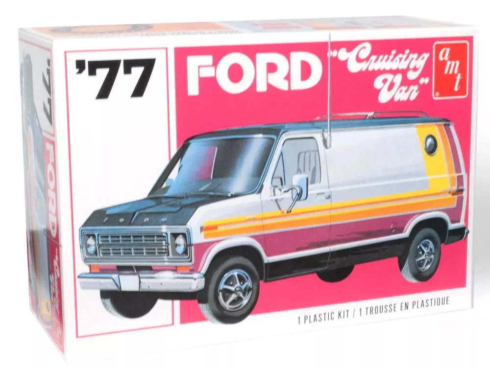 amt 1108 1/25 1977 Ford Cruising Van Skill Level 2 Model Kit