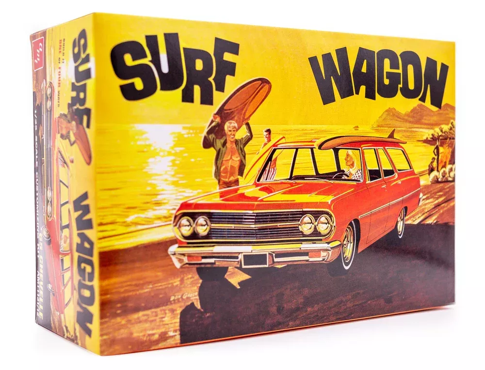 amt 1131 1/25 1965 Chevelle Surf Wagon Skill Level 2 Model Kit