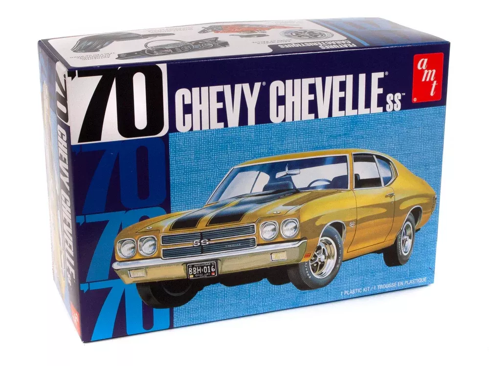 amt 1143 1/25 1970 Chevy Chevelle SS Skill Level 2 Model Kit