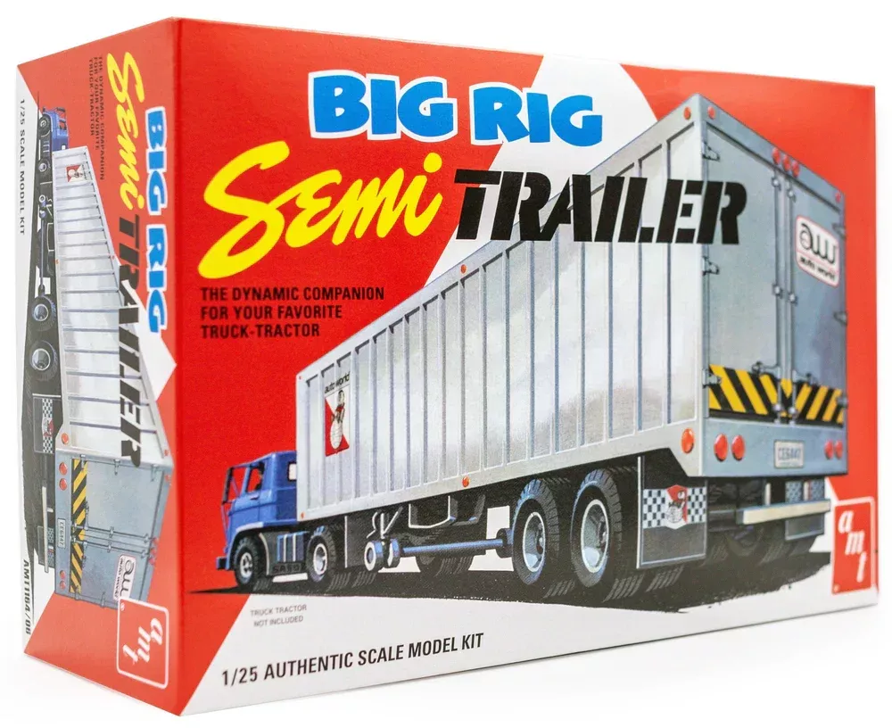 amt 1164 1/25 Big Rig Semi Trailer Skill Level 3 Model Kit