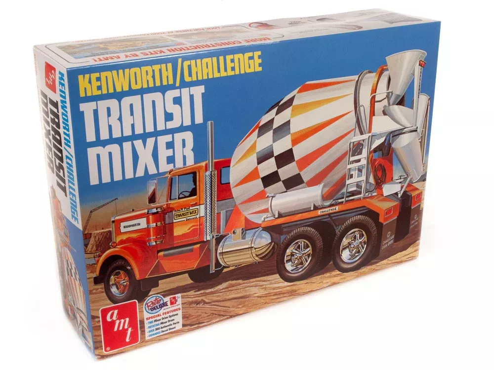 amt 1215 1/25 Kenworth / Challenge Transit Cement Mixer Skill Level 3 Model Kit